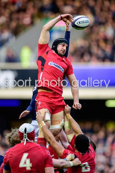 Sam Warburton Wales v Scotland Murrayfield 2015