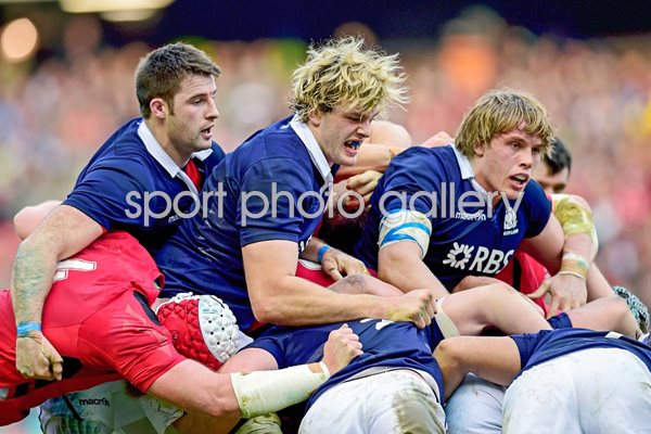 Richie Gray Scotland v Wales Murrayfield 2015