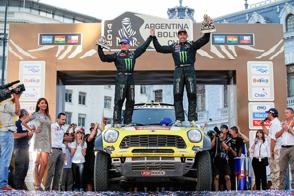 Nani Roma Michel Perin 2014 Dakar Rally Winners