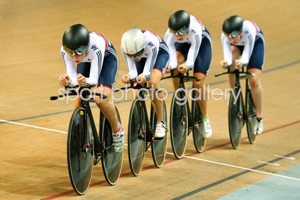 Womans Team Pursuit UCI Track Cycling World Championships 