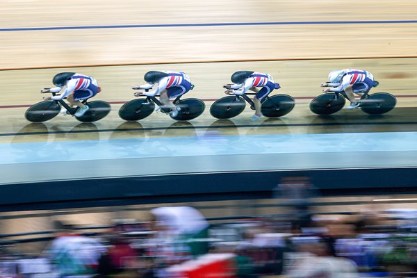 GB Womans Team Pursuit UCI Track Cycling World Championships 