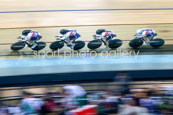 GB Womans Team Pursuit UCI Track Cycling World Championships 