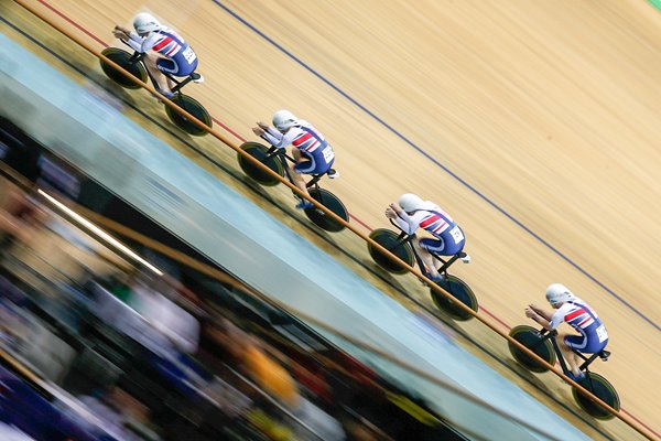 GB Mens Team Pursuit UCI Track Cycling World Championships 