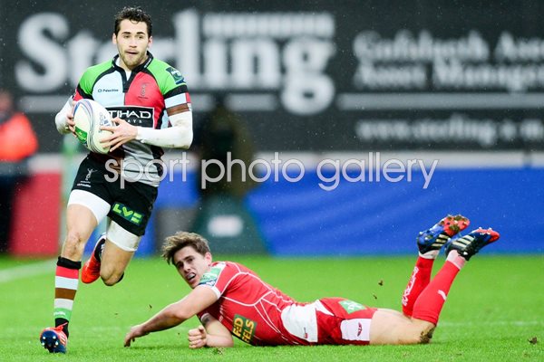 Ollie Lindsay-Hague Scarlets v Harlequins