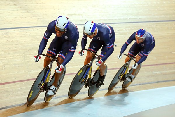 French Mens Team Sprint UCI Track Cycling World Championships 