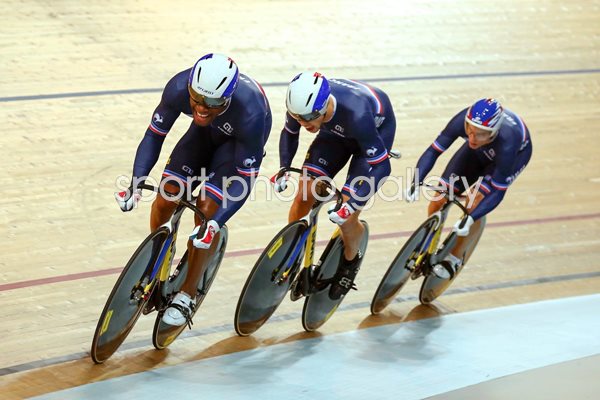 French Mens Team Sprint UCI Track Cycling World Championships 