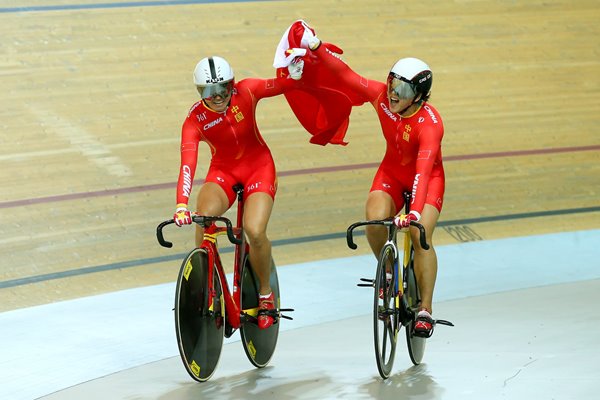 China Womans Team Sprint UCI Track Cycling World Championships