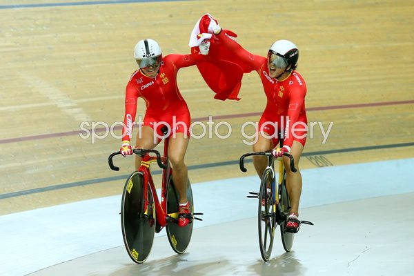 China Womans Team Sprint UCI Track Cycling World Championships