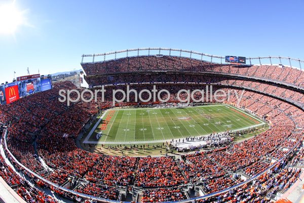 Mile High Stadium Home of Denver Broncos AFC Championship 2014
