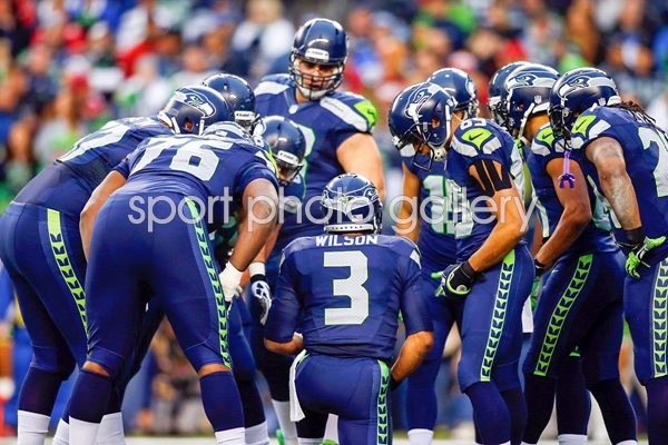 Russell Wilson Seattle Seahawks Championship Game 2014