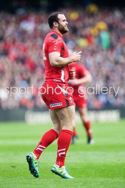 Jamie Roberts Wales v Scotland 2015