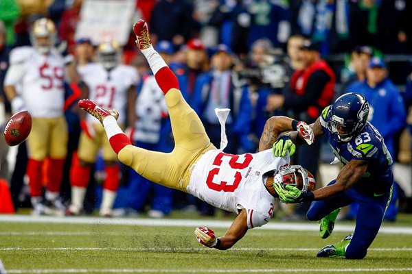 LaMichael James 49ers & Ricardo Lockette Seahawks 2014