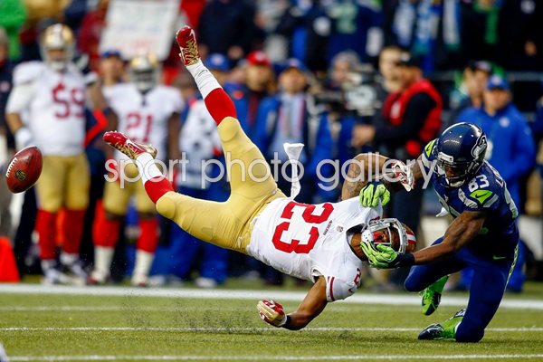 LaMichael James 49ers & Ricardo Lockette Seahawks 2014