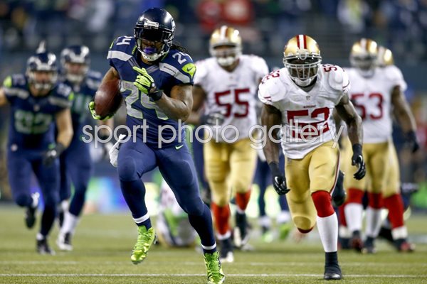 Marshawn Lynch Seattle Seahawks NFC Championship 2014