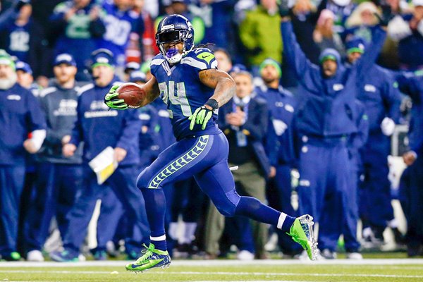 Marshawn Lynch Seattle Seahawks NFC Championship 2014