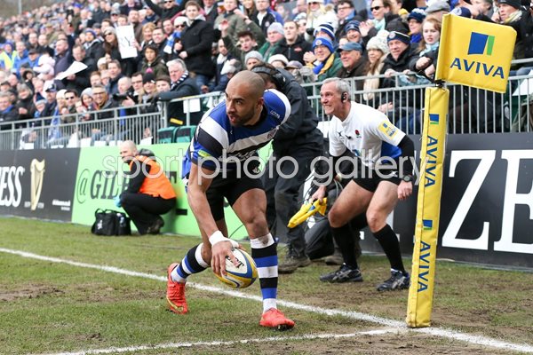 Olly Woodburn Bath v Northampton 2015 