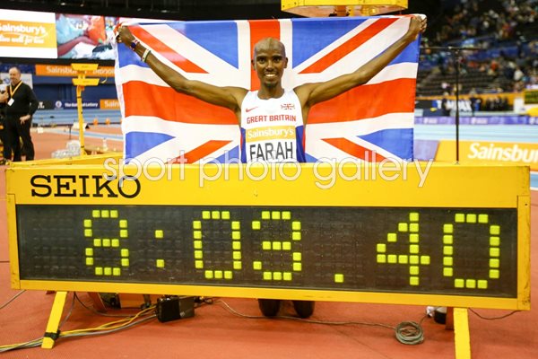 Mo Farah Breaks World Record 2015
