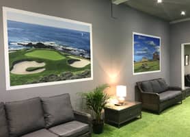 Golf Simulator (Private Client), Chicago USA - Wallpaper Golf Simulator (Private Client), Chicago USA - Wallpaper