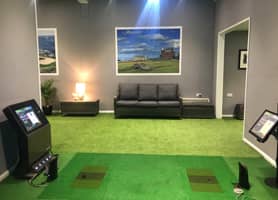 Golf Simulator (Private Client), Chicago USA - Wallpaper Golf Simulator (Private Client), Chicago USA - Wallpaper