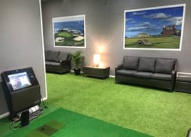 Golf Simulator (Private Client), Chicago USA - Wallpaper Golf Simulator (Private Client), Chicago USA - Wallpaper