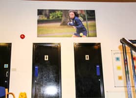 Benenden School Sports Centre - Vinyl Mounted to Dibond Benenden School Sports Centre - Vinyl Mounted to Dibond