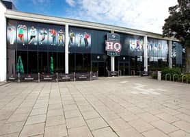 HQ Sports Bar, Dunstable - Vinyl Window Graphics HQ Sports Bar, Dunstable - Vinyl Window Graphics