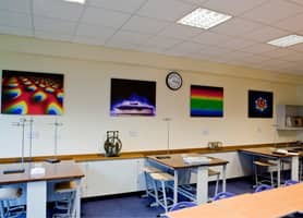 Schools Interior Design: Physics Classrooms of Harrow School - Dibond