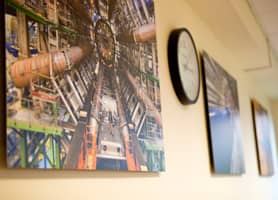 Schools Interior Design: Dibond Pictures in the Physics Classrooms at Harrow School